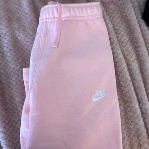 Pink nike sweats